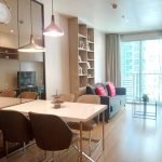 Sky Walk Residences | condo for rent in Sukhumvit Bangkok | close to W District community mall | 240 m. to Phra Khanong BTS